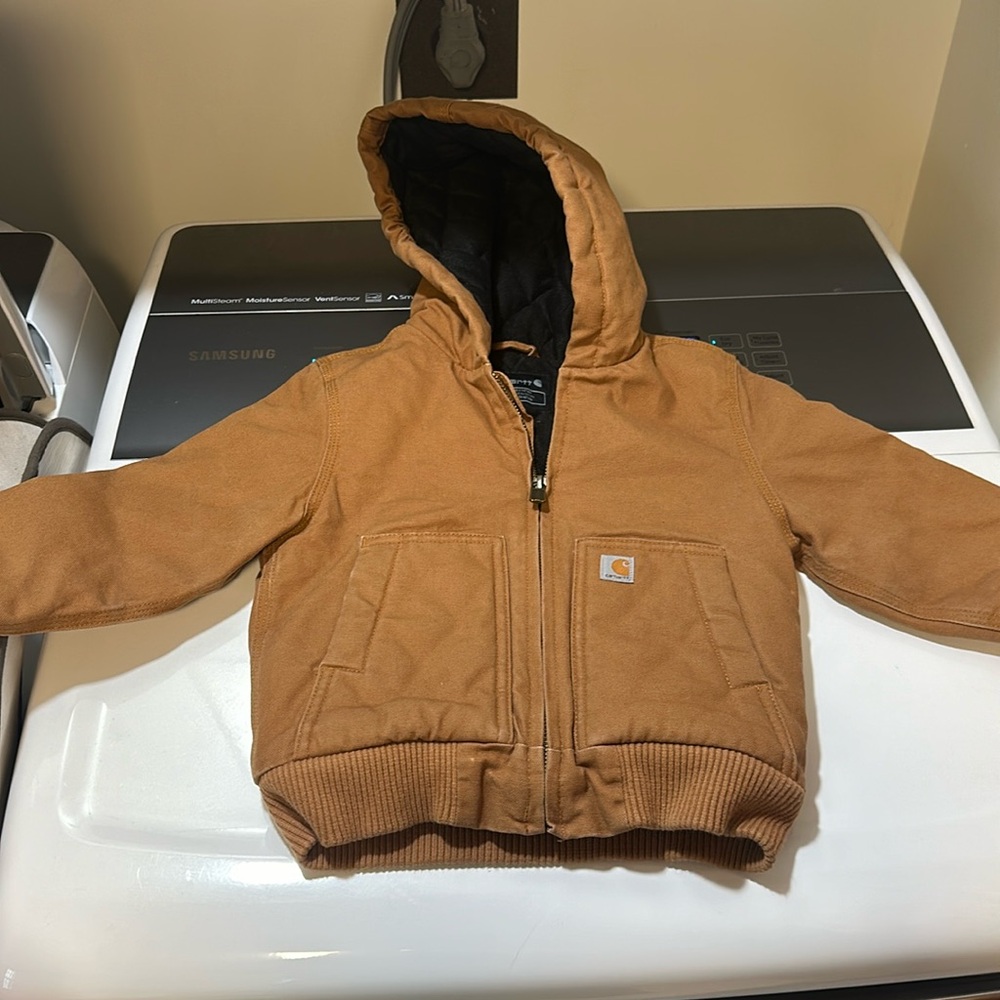 Carhartt BOYS' HOODED INSULATED ACTIVE JACKET 3T